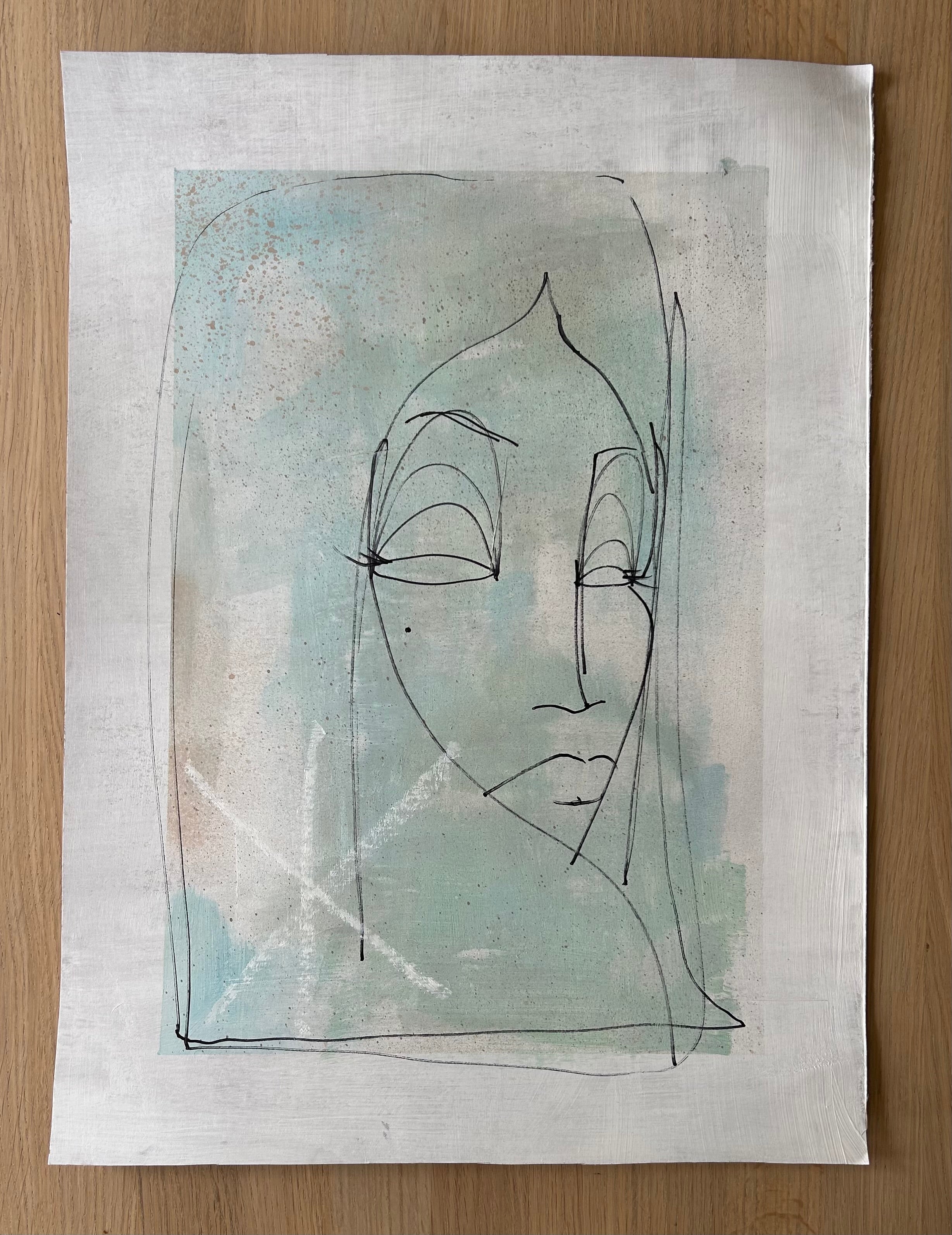 ‘Woman Looking Over Shoulder’